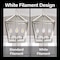 Feit Electric Feit White B10 E12 (Candelabra) Filament LED Bulb Soft White 40 Watt Equivalence 2 pk BPCTC40927WFIL2 - alternate 9